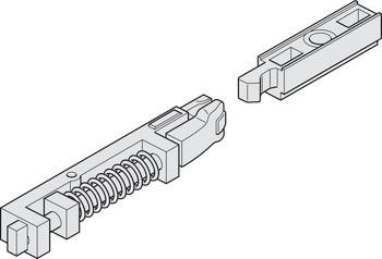 Vložka aretace v otevřené poloze, pro G 96 N20 kluznou lištu, Dormakaba