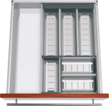 Vložka pro příbory, Blum Orga-Line, Tandembox, pro zásuvky systémové výšky M, výška bočnice 83 mm