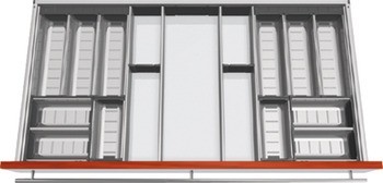 Vložka pro příbory, Blum Orga-Line, Tandembox, pro zásuvky systémové výšky M, výška bočnice 83 mm
