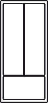 Vložka pro příbory, Jmenovitá délka 500 mm, připraveno k zaříznutí