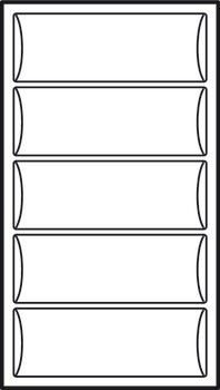 Vložka pro příbory, Jmenovitá délka 600 mm, řezání podle vlastních požadavků