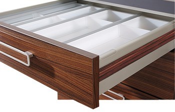 Vložka pro příbory, pro systémy zásuvkových výsuvů s bočnicí Blum Legrabox