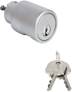Vložka s knobkou, Häfele Symo ML Pro, modulární řešení 30 mm, s vložkou s pinovými stavítky, individuální uzamykací systém HK/GHK, Service+
