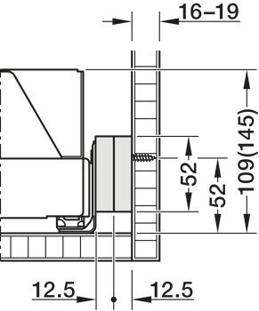 Vnitřní výsuv spodní skříňky, Häfele Utensio ST10 Plus Drawer Base
