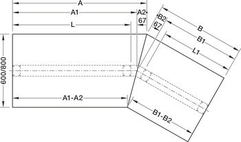 Volně tvarovaný spoj, Pro Häfele Officys TE651, TF241 a TF221