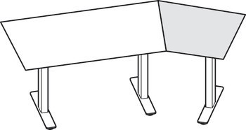 Volně tvarovaný spoj, pro Häfele Officys Te651