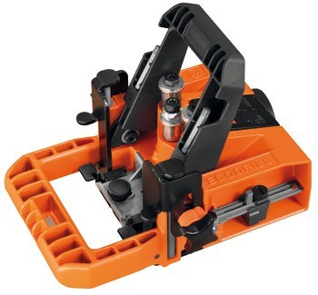 Vrtací přípravek, Blum, Ecodrill, pro vyvrtání ve vzoru vrtání pro závěs
