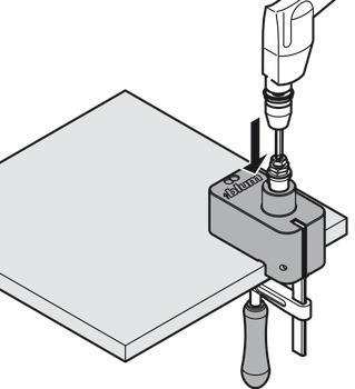 Vrtací přípravek, Blum Servo Drive Aventos pro spínač