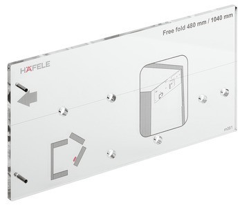 Vrtací přípravek, Häfele Free fold