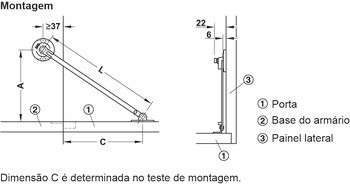 Výklop, s brzdným mechanismem, pro dřevěné výklopy, nastavitelný brzdicí efekt, se zajišťovací funkcí