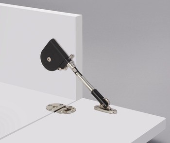 Výklop, s brzdným mechanismem, pro dřevěné výklopy, s kloubem