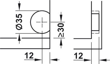 Výklopné kování, Häfele Free flap 1.7 E (elektrické)