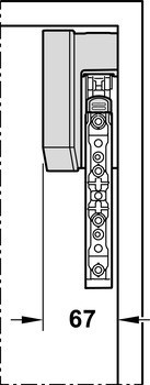 Výklopné kování, pro výklopné kování Blum Aventos HK-Top Servo Drive (elektrické)