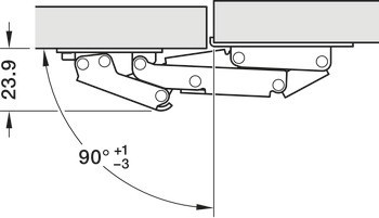 Výklopný závěs, Free CH 300, pro výklopy do 2,1 kg