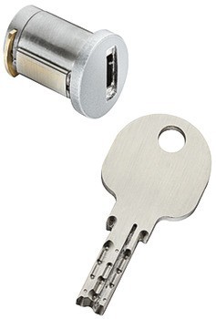 Výměnná vložka, Häfele Symo EC Plus, individuální zamykání, společný uzávěr