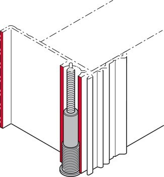 Vyrovnávací kování, Pro Häfele Slido F-Handle26