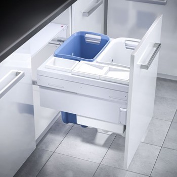 Výsuv na prádlo, koš na prádlo Hailo Laundry Carrier, pro montáž za čelní panely