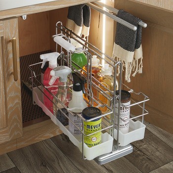 Výsuv pod dřezem, Pro montáž na panel