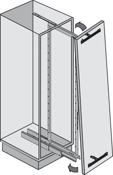 Výsuv potravinové skříně, Kesseböhmer Dispensa