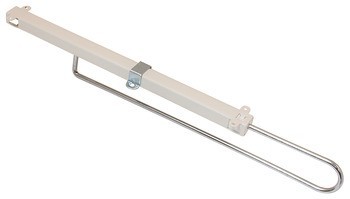 Výsuvná šatní tyč, K přišroubování pod police nebo horní panely korpusu