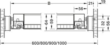 Výsuvný rám, Häfele Dresscode