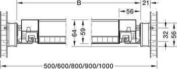 Výsuvný rám, Häfele Dresscode