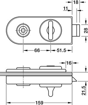 WC zámek, Studio Rondo, Dorma Glas
