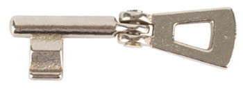 Zadlabací zámek, pro posuvné dveře, s kruhovou závorou, dozický klíč