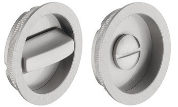 Zadlabací zámek, pro posuvné dveře, s kruhovou závorou, Häfele Startec, koupelna/WC, backset 50 mm