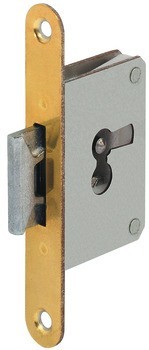 Zadlabací zámek, se záskočkou, čelní plech 80 mm