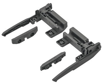 Zajišťovací mechanismus police, pro skryté výsuvy Blum Tandem a Movento