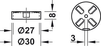 Základní díl, a, B, kulaté