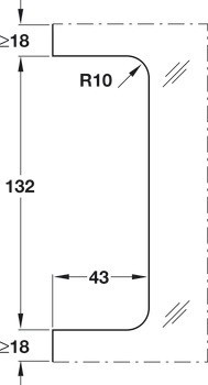 Zámek, H, s PZ otvorem, Startec