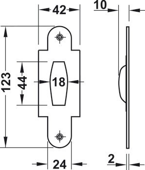 Zámek pro dvojčinné dveře, Startec