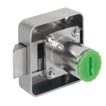 Zámek se střelkou k přišroubování, Häfele Symo, backset 25 mm