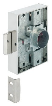 Zámek se závorou k přišroubování, Häfele Heavylock, se zámkovou vložkou, backset 40 mm