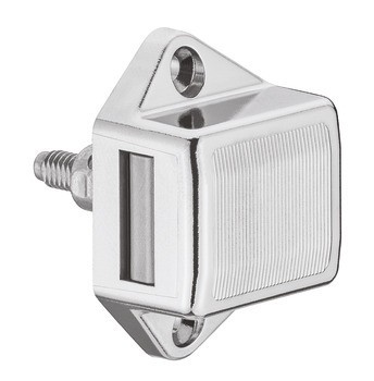 Zámek se závorou k přišroubování, Häfele Push-Lock Mini, backset 15 mm