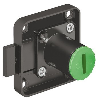 Zámek se závorou k přišroubování, Häfele Symo, backset 25 mm, vysunutí závory 8 mm