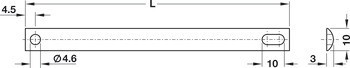Zamykací mechanismus, pro Häfele Variant-S/-S+ a Matrix Box P Plus