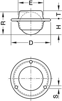 Zapuštěné kulové kolečko, Volnoběžné