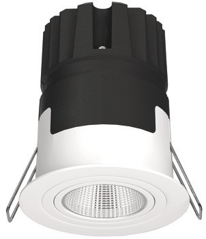 Zapuštěné svítidlo pro montáž na strop, Häfele Lighting R One, 2pólové (jednobarevné), 500 mA, konstantní proud, 9 W, průměr vrtaného otvoru 68 mm