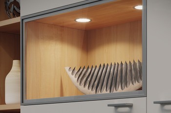 Zapuštěné svítidlo, Häfele Loox LED 2048, 12 V, 3pólové (tunable white), průměr vrtaného otvoru 55 mm, ocel