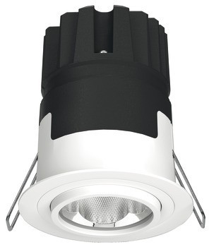 Zapuštěné svítidlo pro montáž na strop, Häfele Lighting R One Connect 2pólové (tunable white), 24 V, 12 W, průměr vrtaného otvoru 68 mm