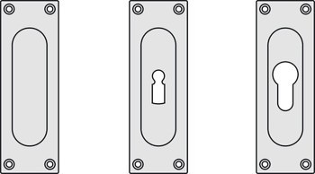 Zapuštěné úchytky pro posuvné dveře, FSB, model 4211