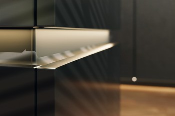 Zapuštěný úchytkový profil, c profil s integrovaným LED profilem
