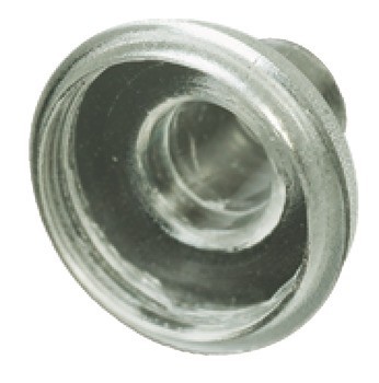 Zápustná miska k přišroubování na skleněné dveře, Plast