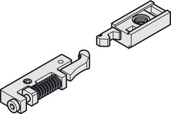 Vložka aretace v otevřené poloze, Pro kluznou lištu pro horní dveřní zavírač TS 97 a G 96 N20, Dormakaba