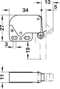 Záskočka, Pro pružinovou záskočku Mini-Latch