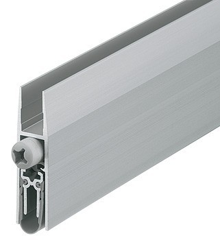 Zasouvací dveřní těsnění, Schall-Ex® GS-H, Athmer, barva stříbra, elox