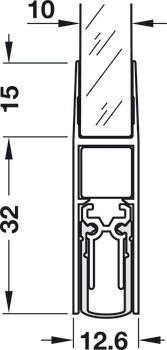 Zasouvací dveřní těsnění, Schall-Ex® GS-H, Schall-Ex® Duo GS-H, Athmer